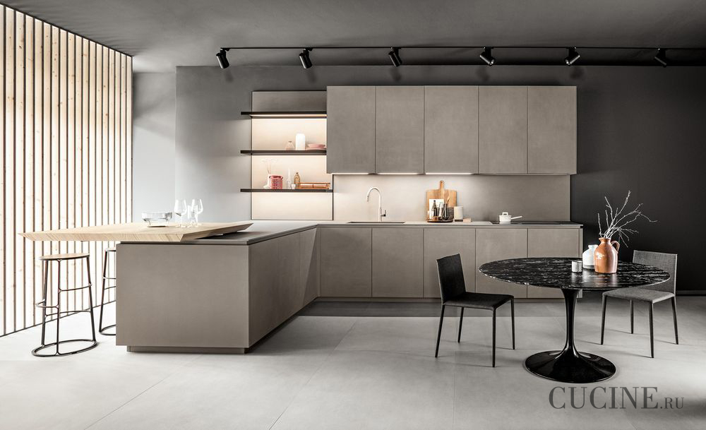 Кухня Mittel Cucine Unallure Sofisticata E Accogliente из Италии, купить итальянскую кухню Mittel Cucine Unallure Sofisticata E Accogliente в Москве